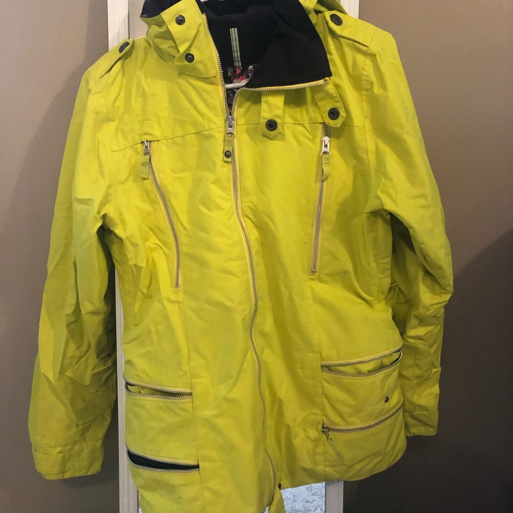 BURTON SNOWBOARD SKI JACKET MEDIUM YELLOW